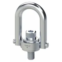 ADB HOIST RINGS Hoist Ring: Pivot/Swivel, Stainless Steel, 5/8"-11, Max. 2,000 lb, Lifting/Pulling (MPN 29001)