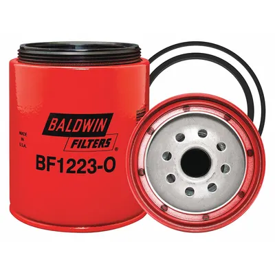 BALDWIN FILTERS Fuel Filter: Spin-On, 4 1/4 in Outside Dia, 1"-14 Thread Size, Cellulose - Spin-On Fuel Filters