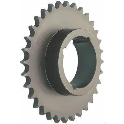 TSUBAKI 40BTL28 Size 40 Bushed-Bore Roller Chain Sprocket, 28 Teeth, Steel - Size 40 Bushed-Bore Roller Chain Sprockets