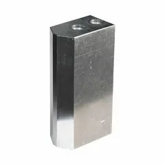 Aluminum gripper jaw blank for VGP/VZP series parallel grippers. Overall length 30 mm. Used as a customizable base for fabricating custom gripper jaws in automated workholding systems.