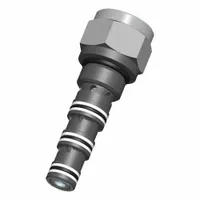 BUCHER HYDRAULICS Cartridge Valve: Screw-In, Screwdriver Adjustment, C08-40 Valve Cavity Size, PDCV (MPN PDCV-08-N1-C-0)