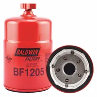 BALDWIN FILTERS Fuel Filter: Spin-On, 3 11/16 in Outside Dia, 1"-14 Thread Size, Cellulose, BF1205