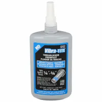 VIBRA-TITE Medium-Strength Threadlocker: 121, Blue, High-Temp Resistant, 8.45 fl oz, Bottle, 1 EA (MPN 12125)