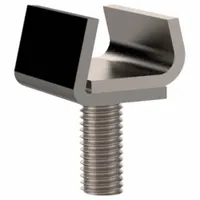 MASON PLASTICS 2-Piece Self-Adjusting Clamp: Similar to Valu Guide VG-018-02, Stainless Steel (MPN MPSAC02)