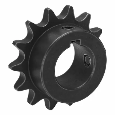 TRITAN Sprocket: 40, For 1/2 in Chain Pitch, 1 in Bore Dia, 14 Teeth, 2.247 in Pitch Dia - Size 40 Fixed-Bore Roller Chain Sprockets