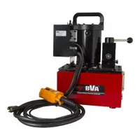 BVA HYDRAULICS Hydraulic Pump: 10,000 psi Max. Op Pressure, 439 cu in/min Max. Flow Rate, 120V AC (MPN PU55M3L025B)