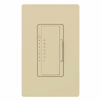 LUTRON Countdown Timer: 1 hr Max, 5 min Min, SPST, 120V AC, No Wall Plate Included, Ivory (MPN MA-T51MN-IV)