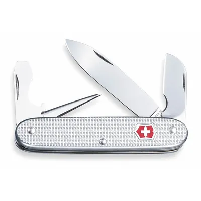 VICTORINOX SWISS ARMY Folding Knife: 4 Tools, 3 1/2 in Closed Lg, 6 3/4 in Open Lg - Multi-Tool Folding Knives