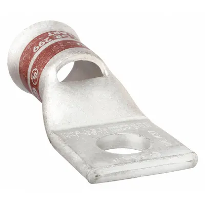BURNDY YA34L6 One-Hole Compression Lug, 500 kcmil Stranded Copper, 1/2 in Stud - One-Hole Compression Lugs