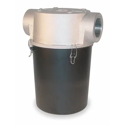 SOLBERG Filter Element: 5 micron Rating, 99% Efficiency, 13 1/2 in Outside Dia - T-Style Vacuum Pump Inlet Filters