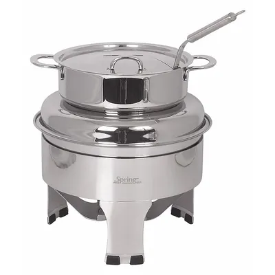 SPRING USA Soup Station: 6 qt Capacity, 13 5/8 in Overall Wd, 16 1/2 in Overall Ht - Chafers