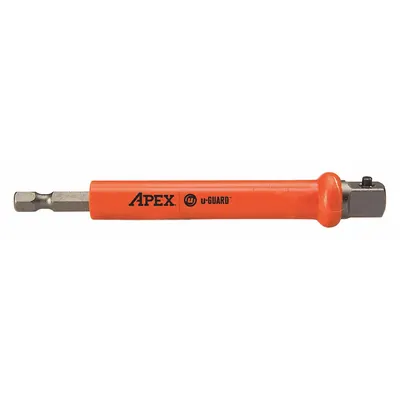 APEX Impact Socket Extension: 1/4 in Input Drive Size, 3/8 in Output Drive Size - 3/8" Drive Impact Socket Extensions