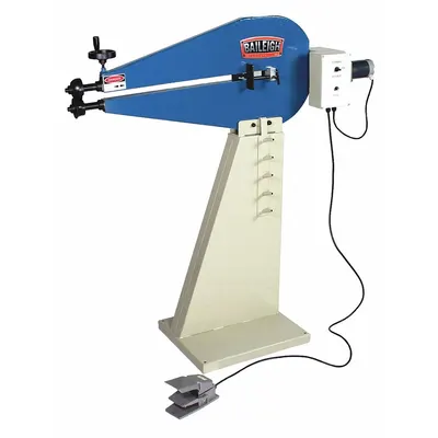 BAILEIGH INDUSTRIAL Bead Roller: Corded, 24 in Throat Dp - Electric Bead Rollers