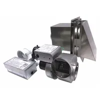Gas Heater Vent System: For Furnaces, For 4 in Pipe, 115V AC, Draft Control/Vent Hood (MPN GPAK1)
