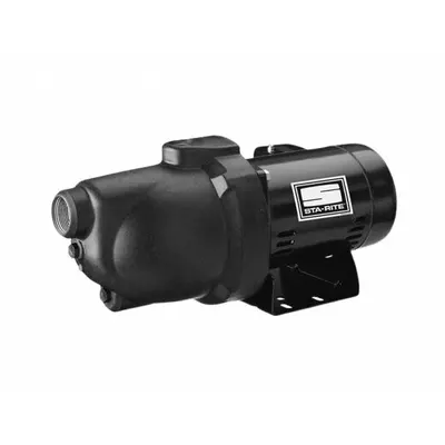 STA-RITE Shallow Well Jet Pump: 1/2 hp HP, Single Phase, 115/230V AC, 6.4 gpm, 10 ft Head - Shallow-Well Jet Pumps