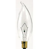LEDVANCE/ SYLVANIA Incandescent Bulb: Candelabra Screw (E12), Incandescent, (B) Bullet, B10, 2850K (MPN 13452)