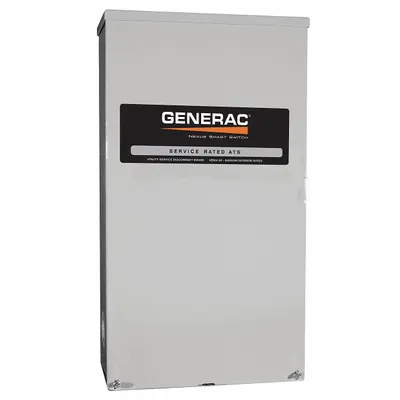 GENERAC Automatic Transfer Switch: Single Phase, 150 A Current Rating - Automatic Transfer Switches