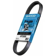 The DAYCO HP3036 is a metric V-belt from the HP Series, with a 35 mm top width and 28° angle. It features aramid reinforcing cord material for high strength. Suitable for power transmission in industrial machinery, conveyors, and pumps.