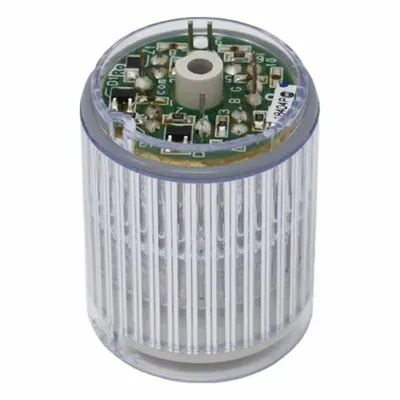 PATLITE Tower Light Module: Steady, 24V DC, Green, 30 mm Overall Dia, 35 mm Overall Ht - Steady Light Modules