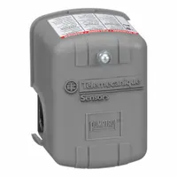 Diaphragm-actuated air compressor switch with a pressure range of 70 psi to 150 psi and a 1/4" FNPS connection. Automatically controls compressor motor on/off based on tank pressure for basic industrial and workshop compressor systems