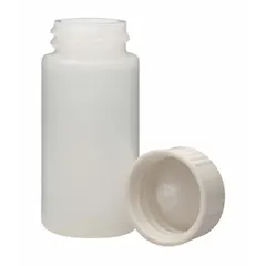 APPROVED VENDOR 986726 HDPE Scintillation Vial, 20 mL, White, Round Bottom, Self-Standing, with Closure