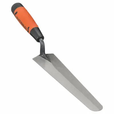 KRAFT TOOL Duck Bill Trowel: Blade Material Steel, Blade Shape Round, 2 in Blade Wd - Duck Bill Trowels