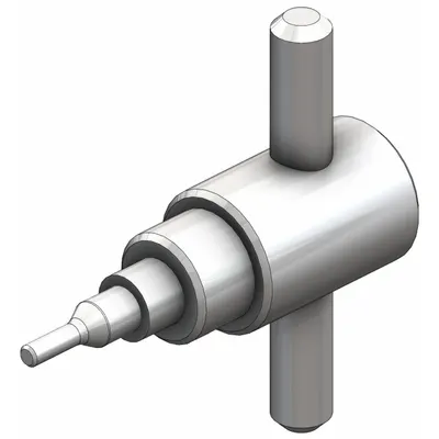 SMC LQ3-GP-19 PFA Compression Tube Fitting, Clamp Type, 3/4 in OD - PFA Compression Tube Fittings