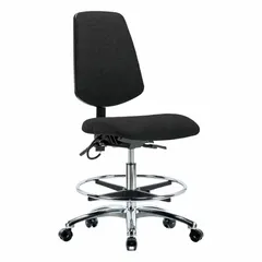 Approved Vendor ESD Task Chair, Fabric, Armless, 21 1/2" to 29" Height Range
