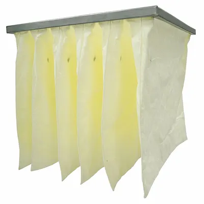 OEM Pocket Air Filter: 24 in x 24 in x 29 in, MERV 14, Yellow, Synthetic - MERV 14 Pocket Air Filters