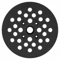 MILWAUKEE Backing Plate: 5 15/16 in Wd, Round, Hook and Loop, For 2684-20/2685-20, Rubber (MPN 49-36-0402)
