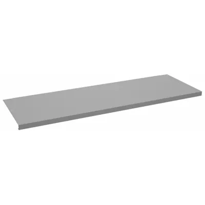 TENNSCO Workbench Shelf: 60 in Overall Wd, 30 in Overall Dp, Gray, Steel - Shelves for Workbenches
