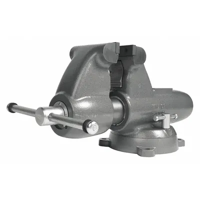 WILTON Combination Vise: Heavy Duty, Enclosed, 6 in Jaw Face Wd, 10 in Max Jaw Opening - Combination Bench & Pipe Vises