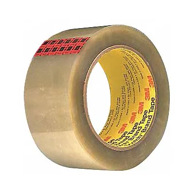 SCOTCH Carton Sealing Tape: 3.4 mil Tape Thick, 2 in x 55 yd, 351 - Heavy-Duty Hot Melt Tape
