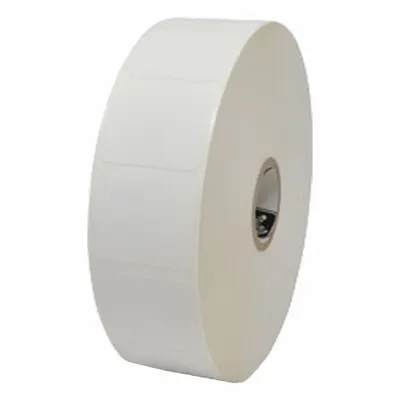 ZEBRA Barcode Printer Labels: 1 1/4 in Label Wd, 1 in Label Ht, White, 1 in Core Dia. - Desktop Direct Thermal Labels