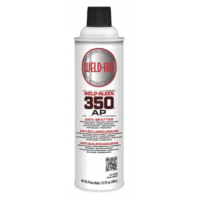 WELD AID Weld-Kleen 350 AP Water-Based Antispatter, 13.75 oz Aerosol Can