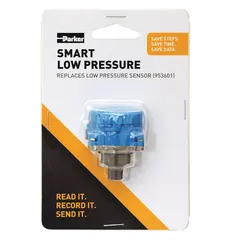 Pressure sensor for HVACR systems, rated for 300 PSI. Monitors refrigerant or air pressure in commercial refrigeration, air conditioning, and heat pump applications to support system control and protection.