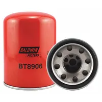 Spin-on hydraulic filter with M48 x 2.0 thread size, designed for use with hydraulic fluid in Volvo equipment. Features cellulose media for contaminant removal and includes a retainer ring. Suitable for protecting hydraulic system components in various machinery