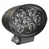 J.W. SPEAKER Vehicle Work Light: Oval, Trapezoid, LED, Bracket, DT04-2P Connector, Surface Mount (MPN TS3001V)