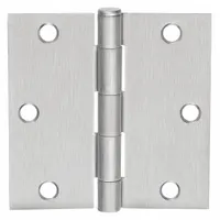 MCKINNEY Butt Hinge: Steel, Full Surface, 1 1/4 in Leaf Wd (MPN 3½x3½ 1400 26D)