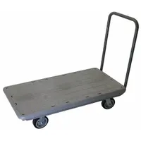 R.W. ROGERS Platform Truck: 2,000 lb, 55 in L x 27 in W x 39 1/2 in H Overall Dim., Gray, Plastic (MPN RWR-FB-NN2448)
