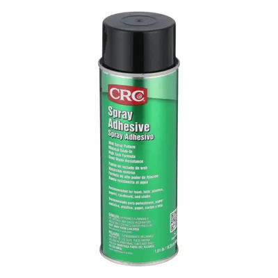 CRC 03018 General Purpose Spray Adhesive, 16.25 fl oz Aerosol Can, White - General Purpose Spray Adhesives