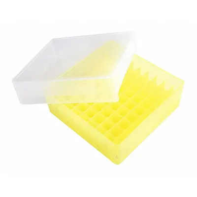 HEATHROW SCIENTIFIC Rectangular Storage Box: 5 1/8 in Overall Wd, 1 7/8 in Overall Ht, 5 1/8 in Overall Lg - Lab Storage Boxes