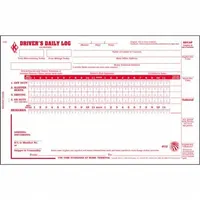 This 2-ply carbon logbook contains 31 daily log forms in English, including a Detailed DVIR and a recap to help drivers determine available hours. Designed for tractor-trailer and truck drivers to record driving hours, duty status, and vehicle inspection results, supporting compliance with hours-of-service regulations