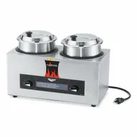 Food Rethermalizer: 8 qt Capacity, 550 W Watt, Black, 12 3/8 in Overall Ht, 17 1/4 in Overall Wd (MPN 72040)