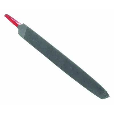 SIMONDS Machinists File: Triangular, Double-Cut, Smooth Cut, 6 in Lg without Tang - Double-Cut Triangular Files