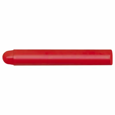 MARKAL Marking Crayon: Wax, 17 mm Tip Wd, Firm, Red/Orange - Wax Lumber Crayons