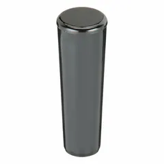 This long tapered knob from DAVIES features a thermoset construction and a threaded hole with 5/16"-18 thread size. With a diameter of 0.875 in and a thread length of 30 mm, it is designed for manual adjustment or clamping applications on industrial machinery, valve controls, and equipment panels.