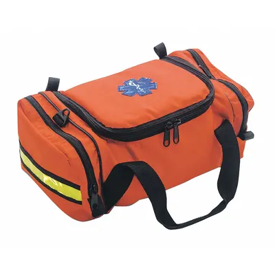 EMI Response Bag, Orange Nylon, 14 in L x 9 in W x 9 1/2 in D, MPN 867 - Medical Duffel Bags