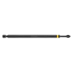 This 50-pack of #2 Phillips impact bits features a 6-inch length and hex shank for secure chuck engagement. Made from S2 steel, these bits are suited for driving screws in construction and woodworking applications.