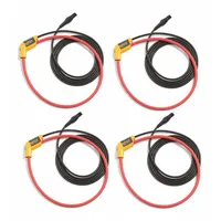 FLUKE Flexible Current Probe: CAT III 1000V/CAT IV 600V, Binder, 24 in Jaw Opening, AC Current, Flex (MPN I17XX-FLEX3K4P/WWG)